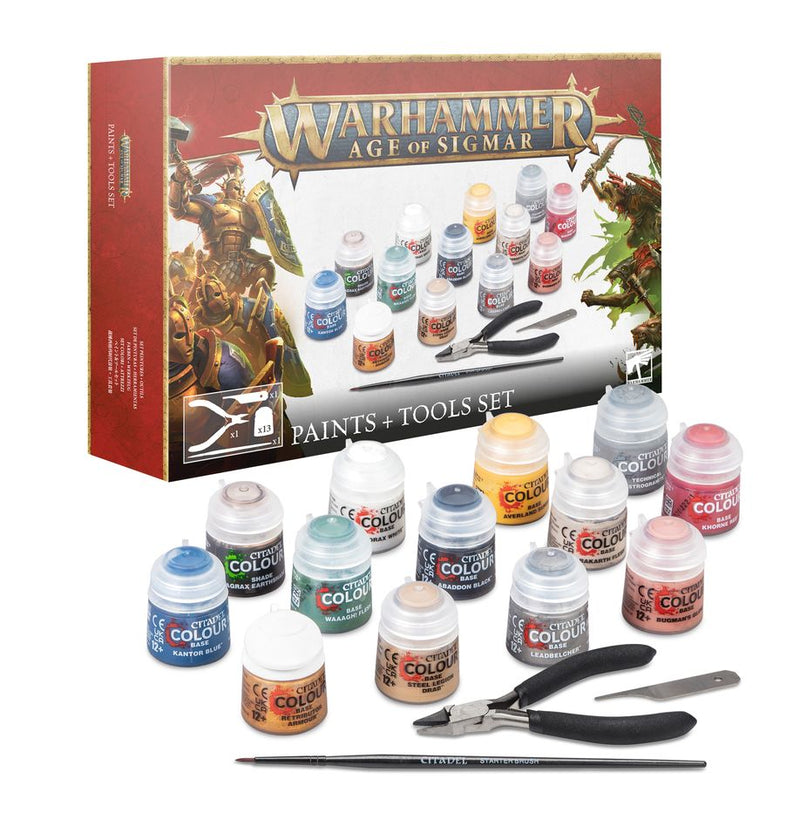 Age of Sigmar Paints + Tools 2024