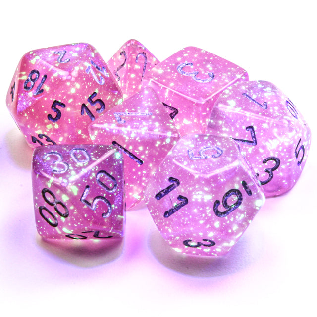 CHX 27584 Borealis Polyhedral Pink/Silver Luminary 7-Die Set