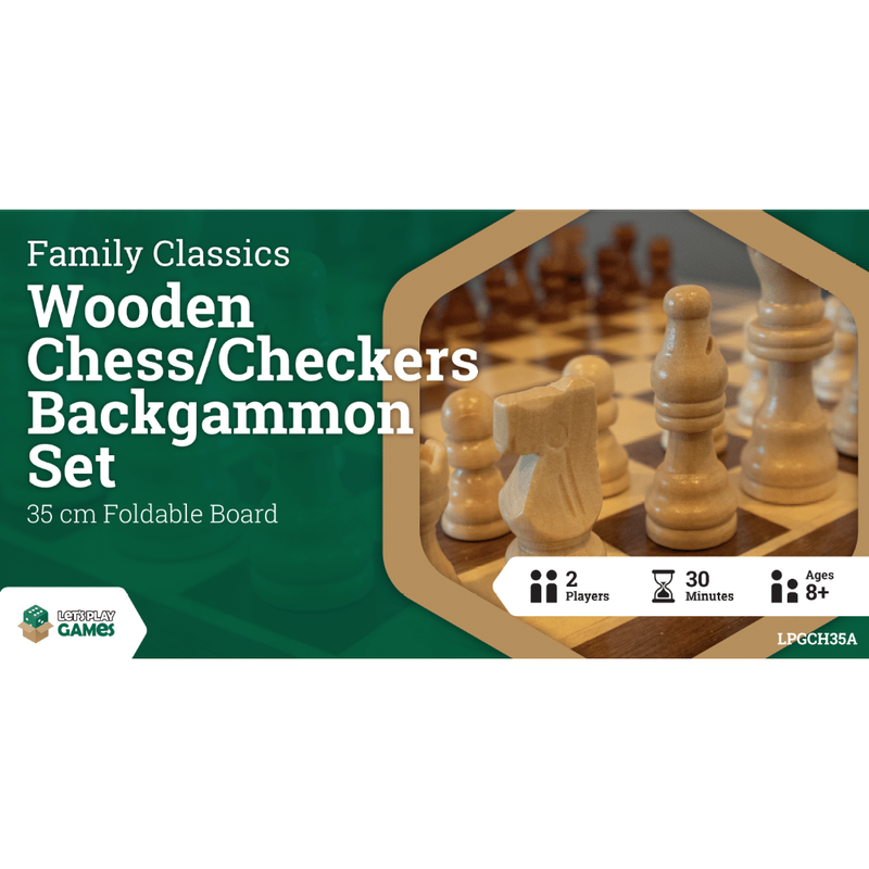 LPG Wooden Magnetic Chess Set 30 cm