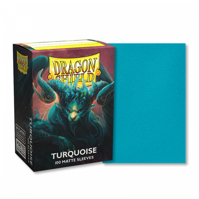 Dragon Shield Box 100 Turquoise MATTE