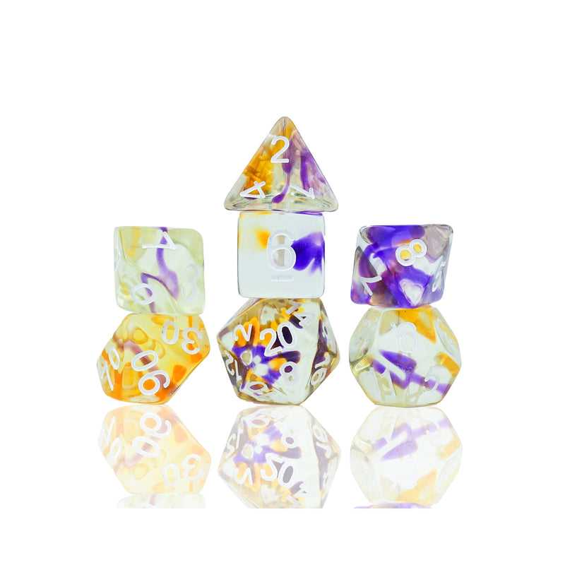 Sirius Dice - Violet Swirl Dice