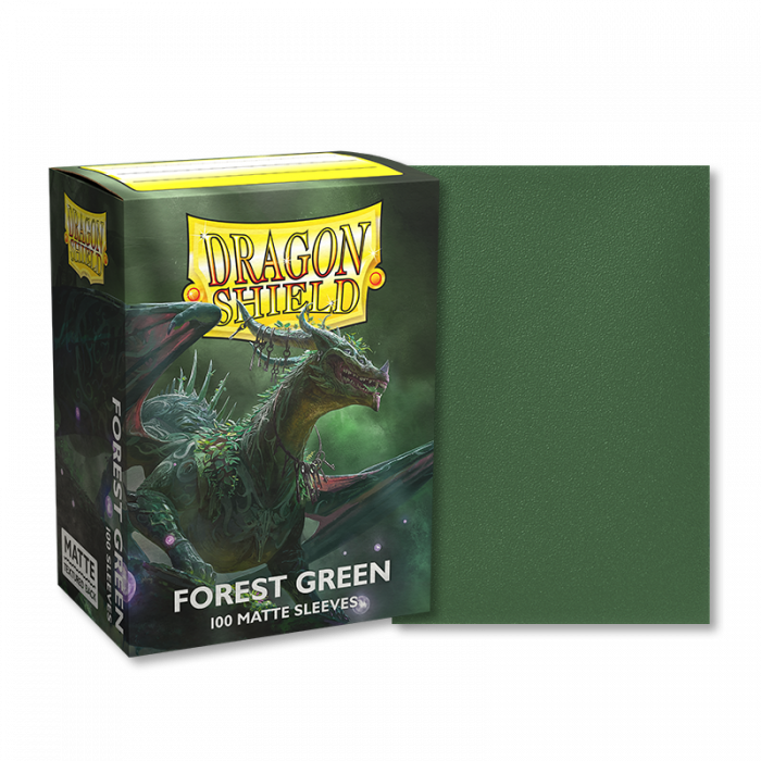 Dragon Shield Box 100 Forest Green MATTE