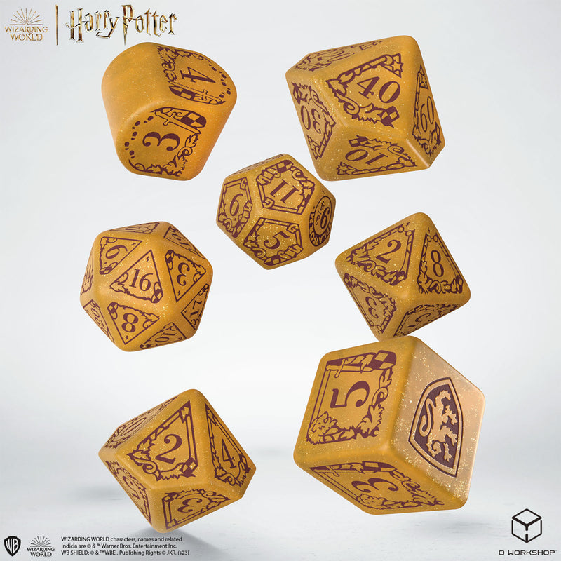 Q Workshop Harry Potter Gryffindor Gold Dice Set