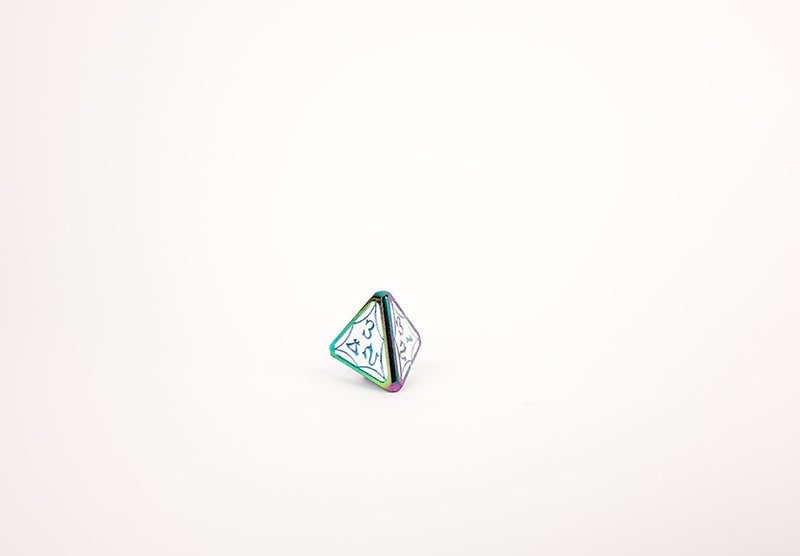 LPG Dice Set - Metal RPG Leadlight Dazzle Bright