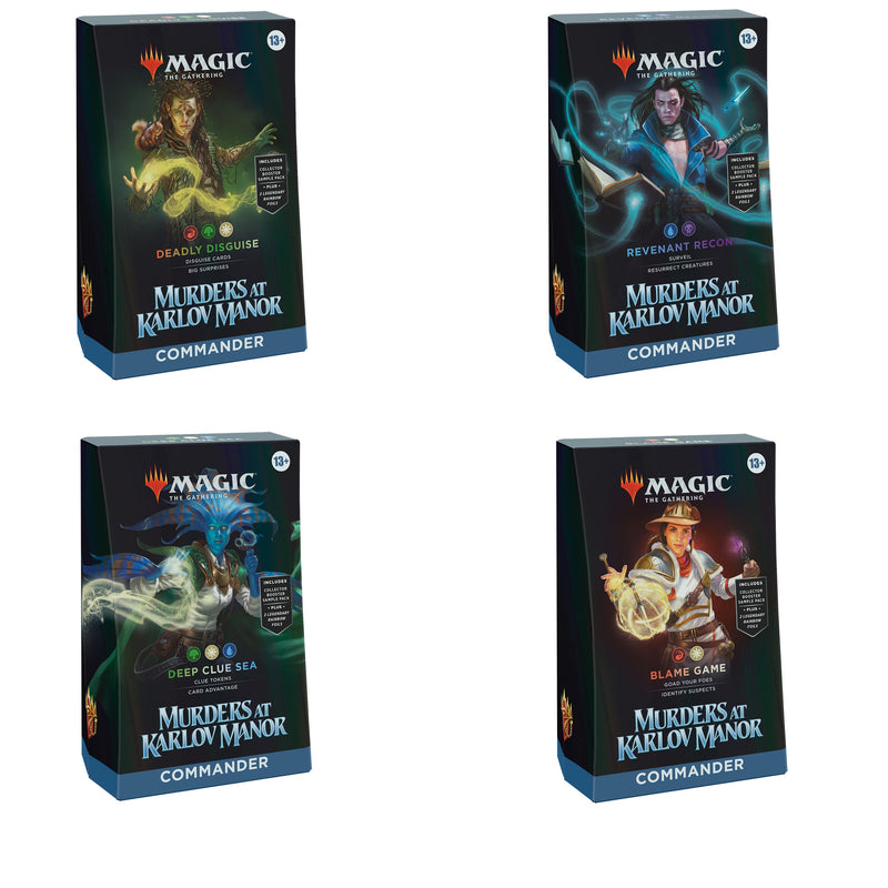 MTG Murders at Karlov Manor - Set of 4 Commander Decks