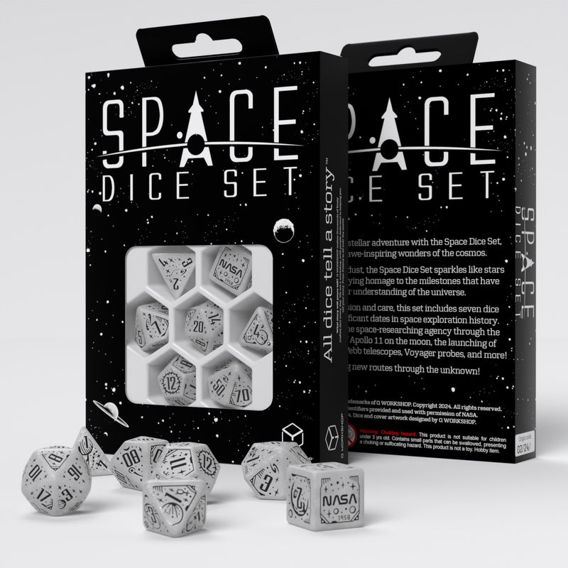 Q Workshop - Space - Apollo Dice Set 7