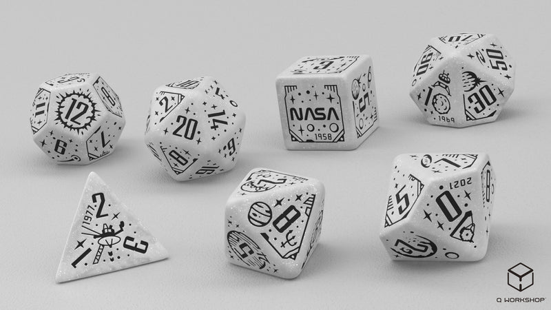 Q Workshop - Space - Apollo Dice Set 7