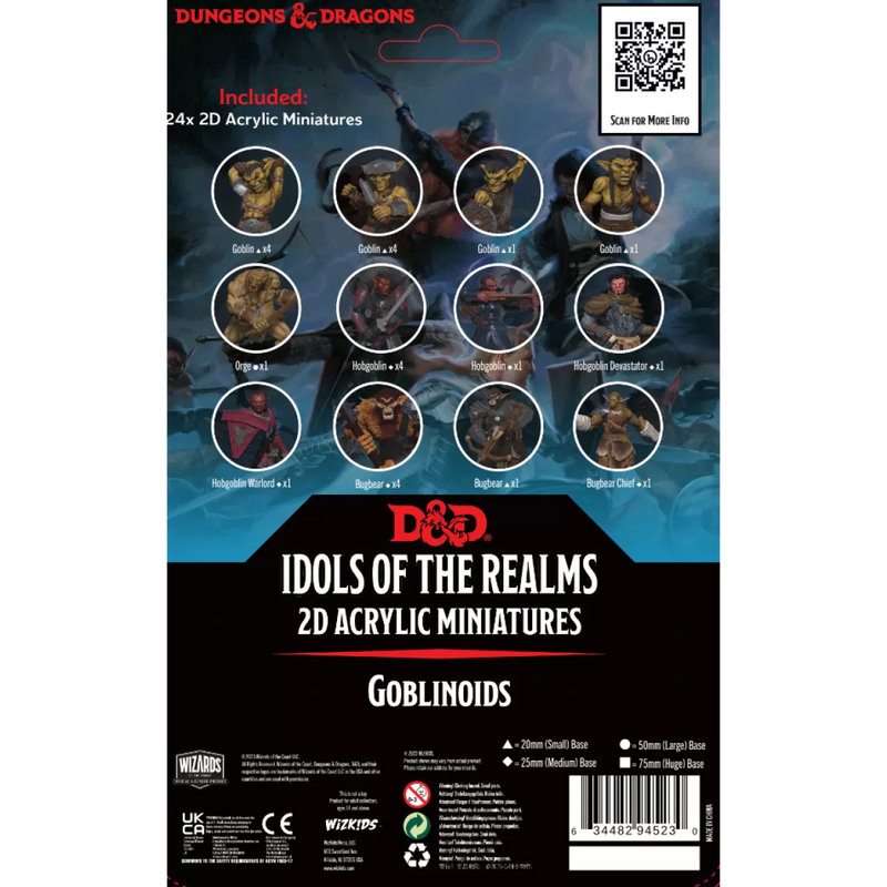D&D Idols of the Realms Goblinoids 2D Set