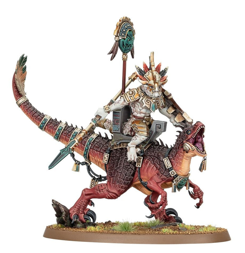 Seraphon - Saurus Scar-Veteran on Aggradon