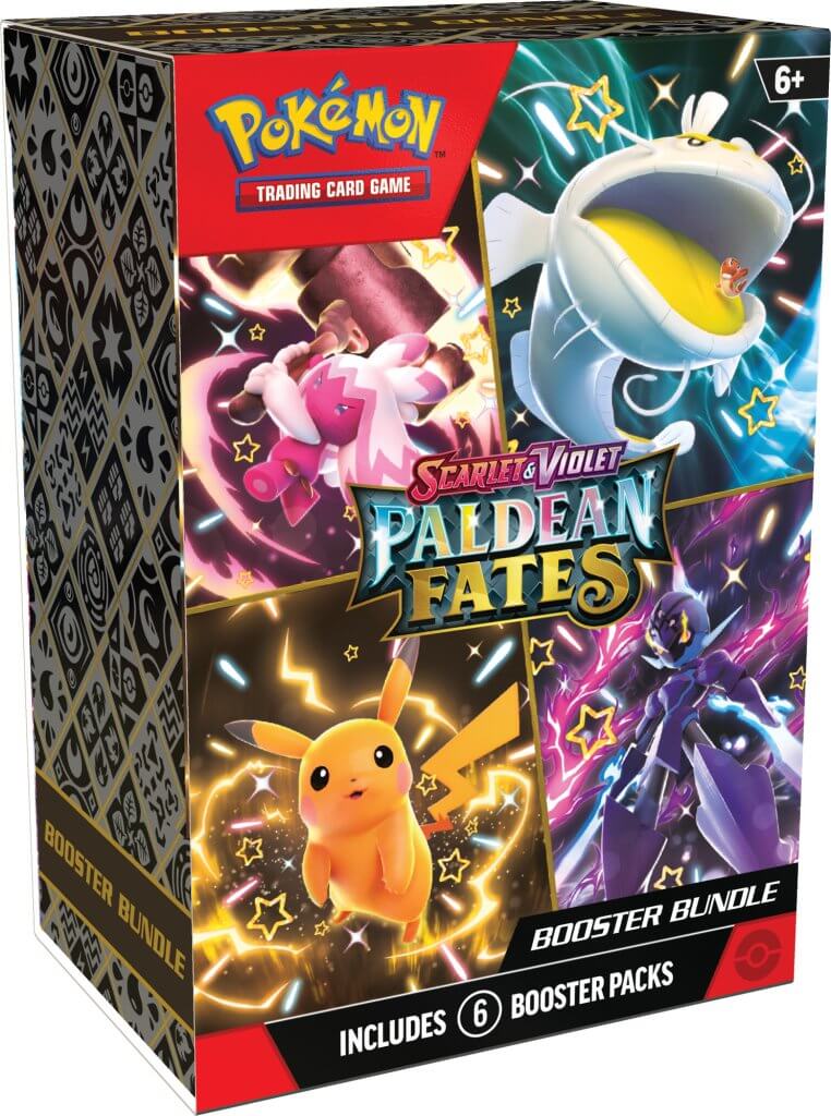 POKÉMON TCG Scarlet & Violet Paldean Fates Booster Bundle Set