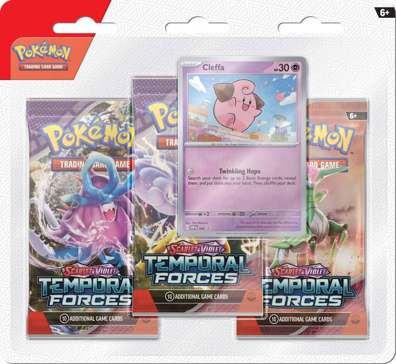 POKÉMON TCG Temporal Forces - Three Booster Blister