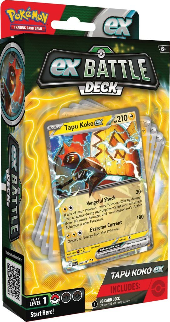 POKÉMON TCG Tapu Koko & Iron Leaves ex Battle Deck