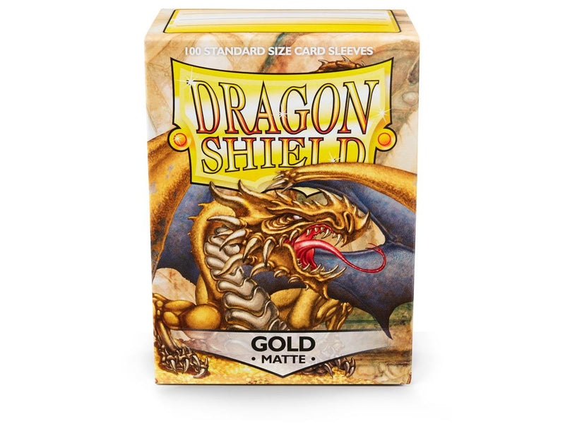 Dragon Shield Box 100 Gold Matte