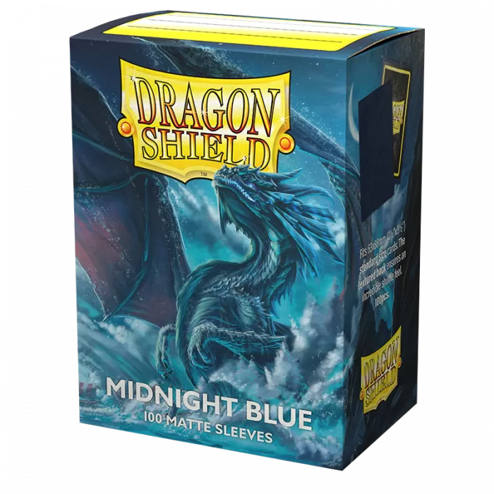 Dragon Shield Sleeves Midnight Blue Matte 100 Pack
