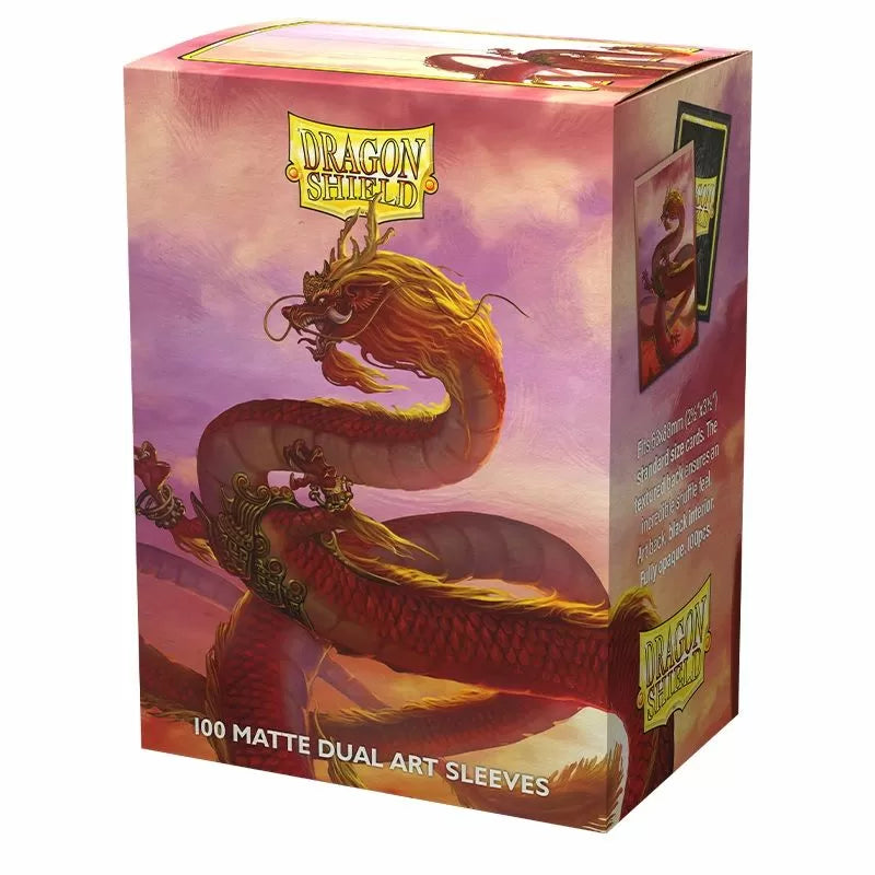 Dragon Shield - Box 100 - Art Dual Matte - Chinese New Year: Year of the Wood Dragon '24