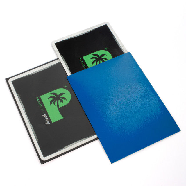 Palms Off Gaming Blackout Deck Sleeves Blue - Standard Size