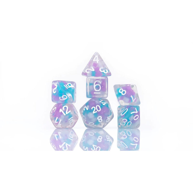 Sirius Dice - Cotton Candy Glowworm RPG Dice Set