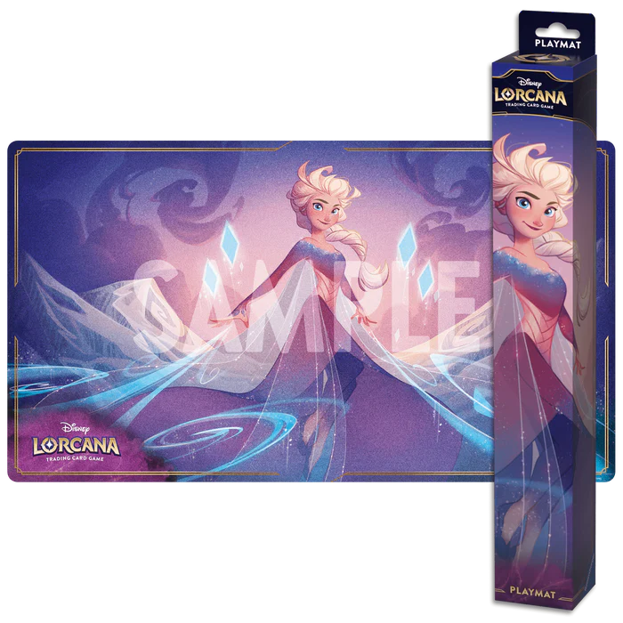 Disney Lorcana S6 Azurite Sea Playmat: Elsa, The Fifth Spirit