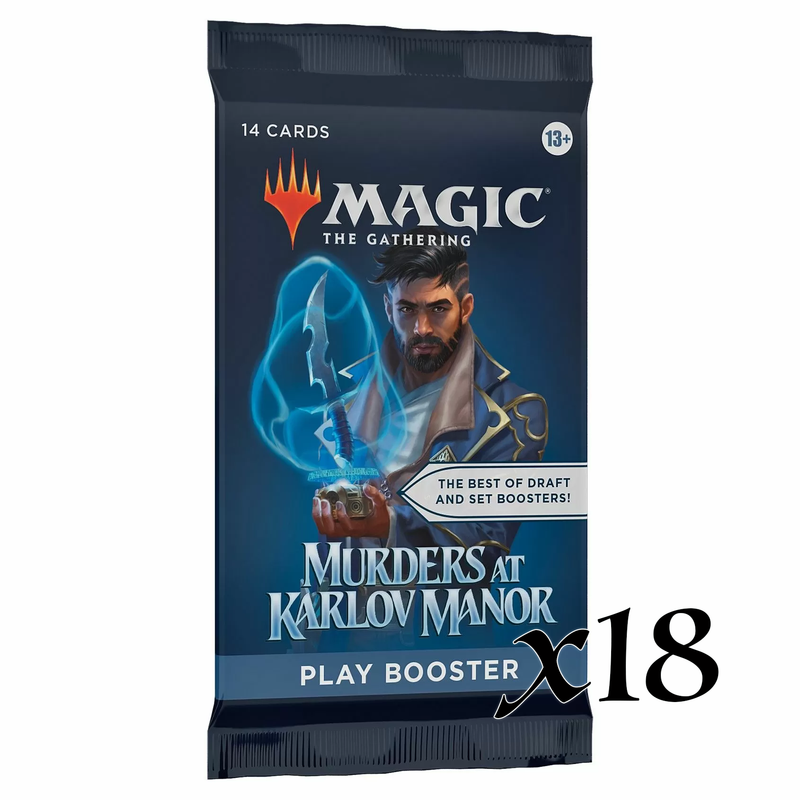 Magic Murders at Karlov Manor Play Boosters - Half Box (18 Packs)