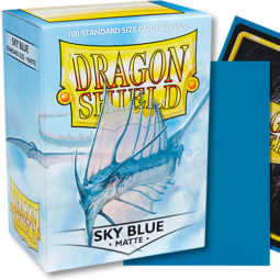 Dragon Shield Box 100 Sky Blue MATTE
