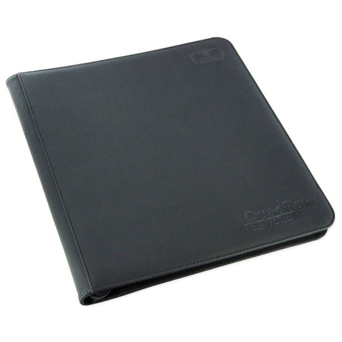 Ultimate Guard 12-Pocket QuadRow ZipFolio XenoSkin Black Folder