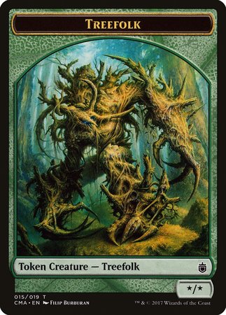 Treefolk Token (015) [Commander Anthology Tokens]