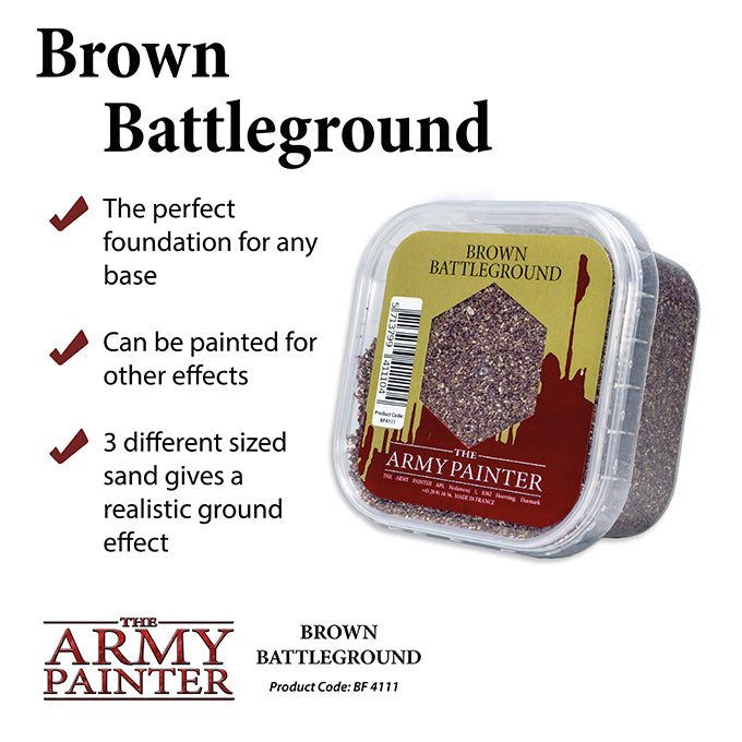 Army Painter Basing - Brown Battlefield