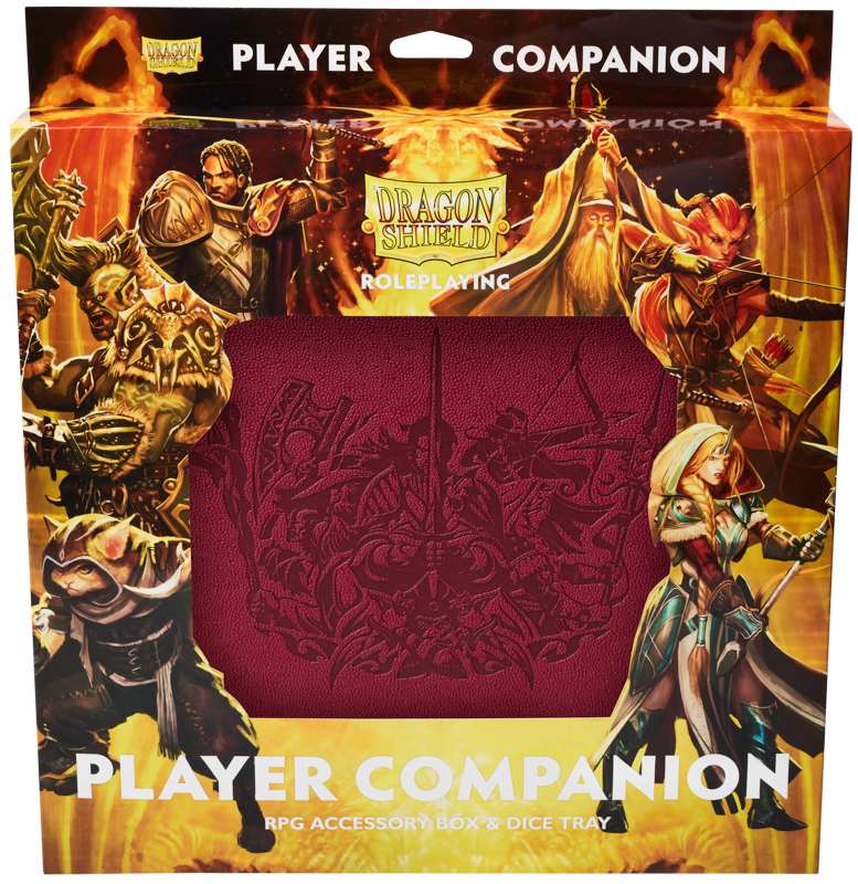 Dragon Shield Roleplaying Player Companion Blood Red