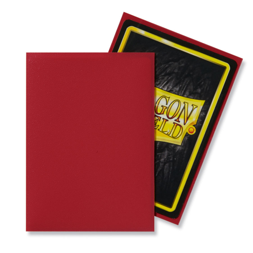 Dragon Shield Sleeves Matte Red 100 Pack