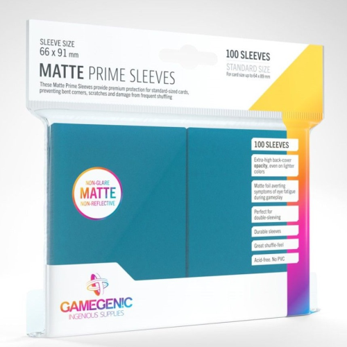 Gamegenic Matte Prime 100ct Blue Sleeves