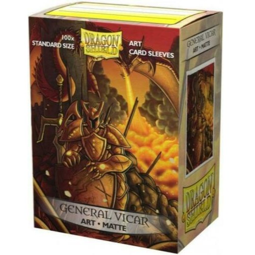 Dragon Shield Sleeves - Box 100 - MATTE Art - General Vicar