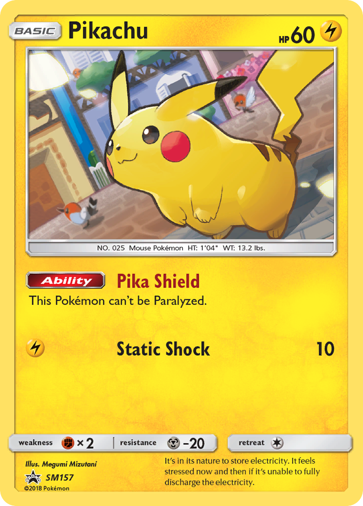 Pikachu (SM157) [Sun & Moon: Black Star Promos]