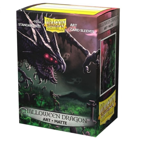 Dragon Shield Sleeves - Box 100 - MATTE Art - Halloween 2020