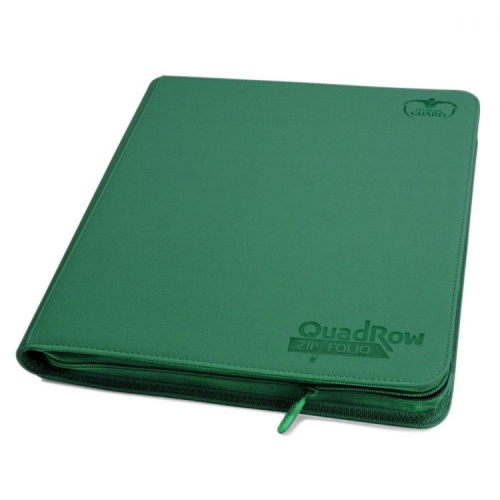 Ultimate Guard 12-Pocket QuadRow ZipFolio Green Folder