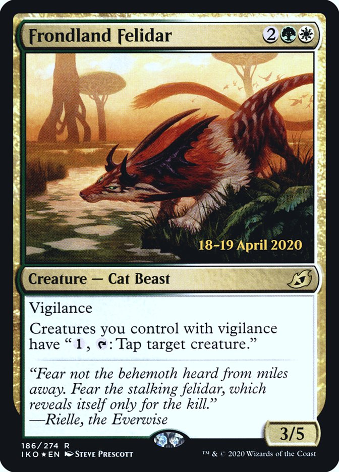 Frondland Felidar  [Ikoria: Lair of Behemoths Prerelease Promos]