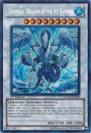Trishula, Dragon of the Ice Barrier [HA04-EN060] Secret Rare