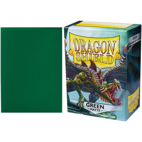 Dragon Shield Box 100 Green MATTE