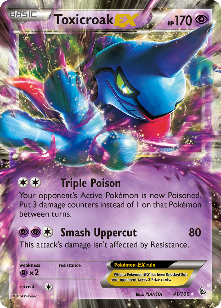 Toxicroak EX [XY - Flashfire](GGMC)