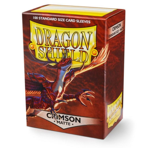 Dragon Shield Box 100 Crimson MATTE