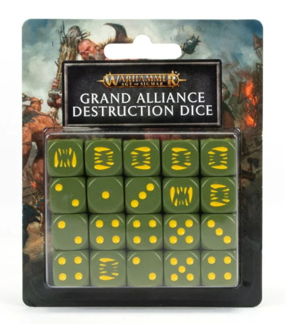 Age of Sigmar Grand Alliance Destruction Dice Pack