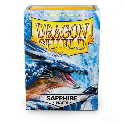 Dragon Shield Sleeves Sapphire Matte 100 Pack