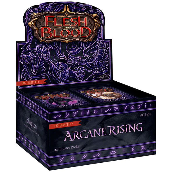 Flesh and Blood TCG Arcane Rising UNLIMITED Booster Display