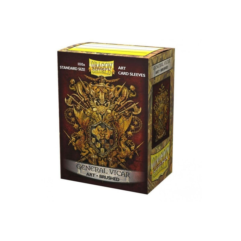Dragon Shield Sleeves - Box 100 - MATTE Art - General Vicar BRUSHED ART