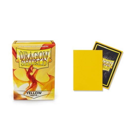 Dragon Shield Sleeves Yellow matte 100 pack