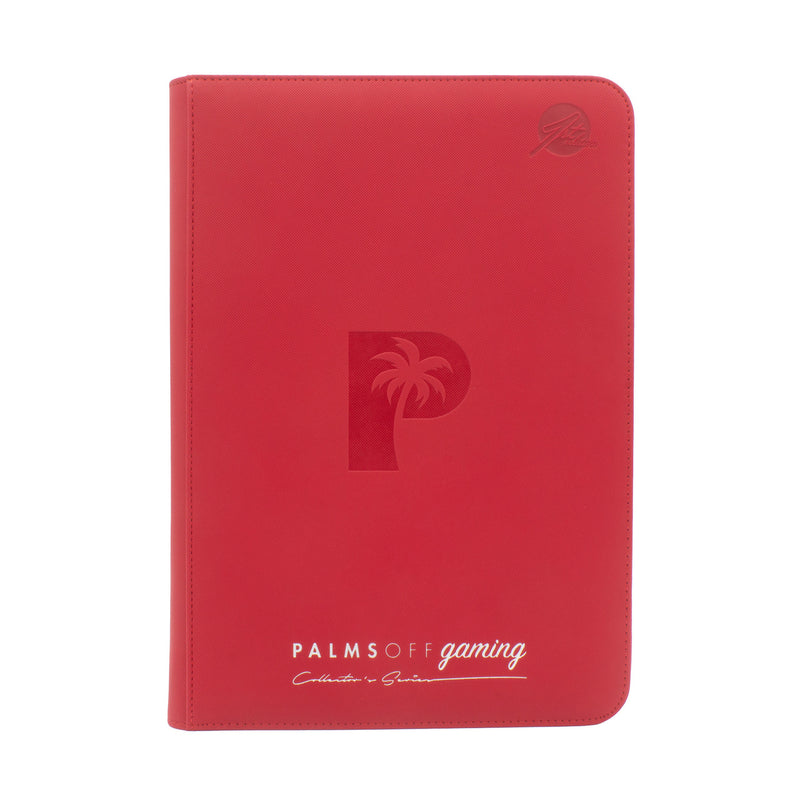 Collector's Series 9 Pocket Zip Trading Card Binder - RED