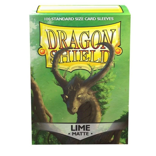 Dragon Shield Sleeves Lime Matte 100 pack