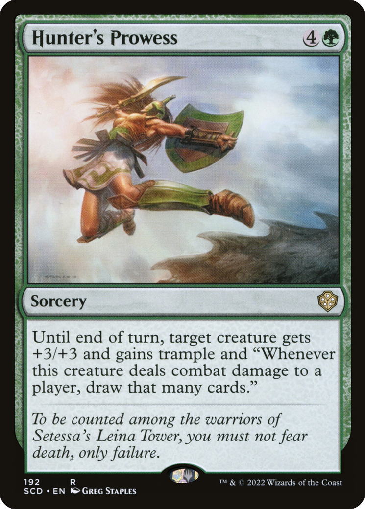 Hunter's Prowess [Starter Commander Decks]