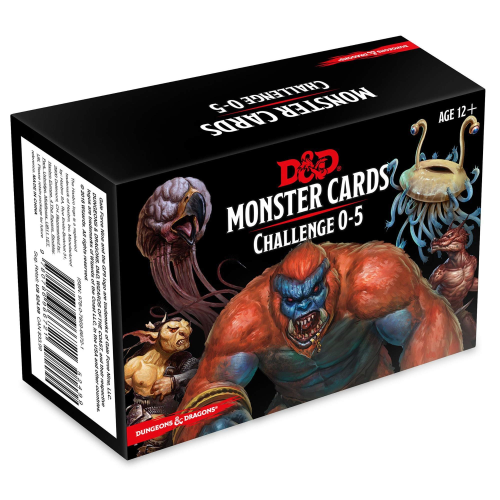 D&D Spellbook Cards Monster Challenge Deck 0-5