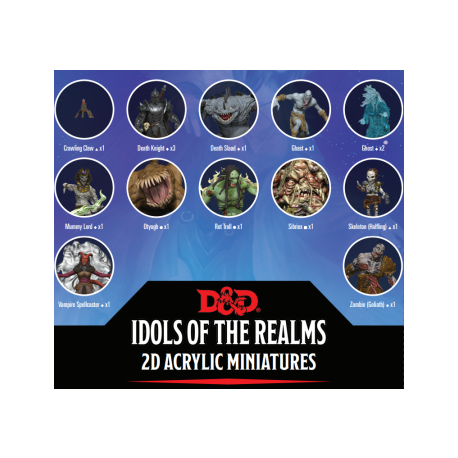 D&D Idols of the Realms Boneyard 2D Set 1