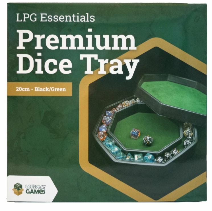 LPG Premium Dice Tray - Black (20cm)